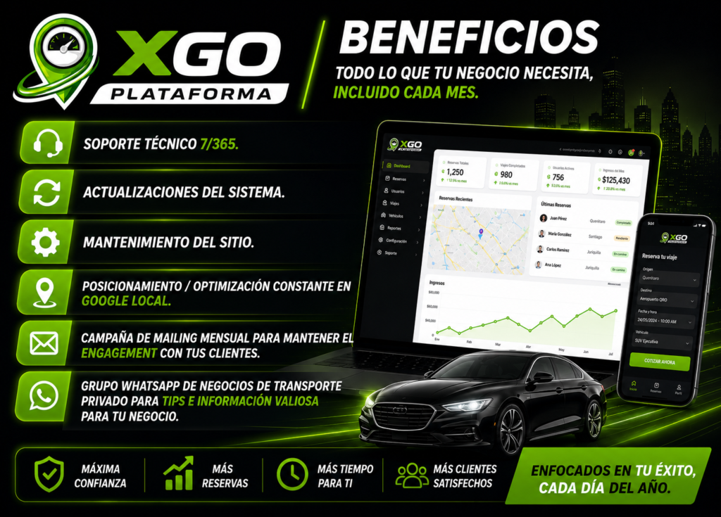 XGO PLATAFORMA PLATAFORMA UBER